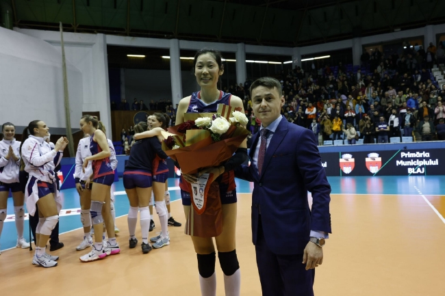 朱婷荣膺2022-2023赛季女排欧联杯决赛首回合单场MVP