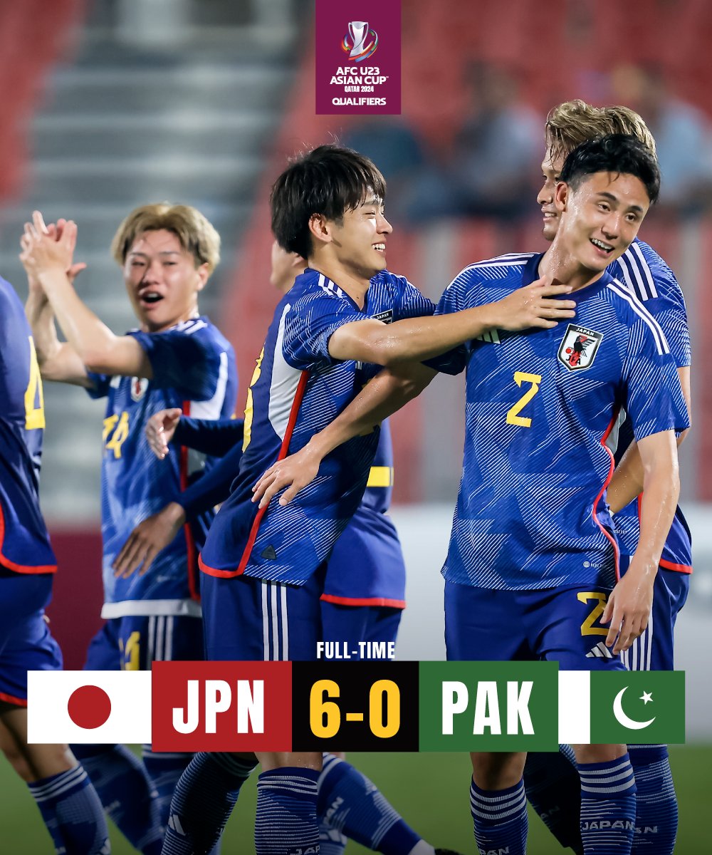 奥预赛日本国奥6-0轻取巴基斯坦国奥，两人梅开二度