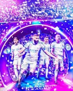 皇马发布对阵曼城欧冠半决赛赛前海报：伯纳乌等着你们