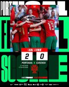 欧国联-坎塞洛格德斯破门B席两助 葡萄牙2-0捷克
